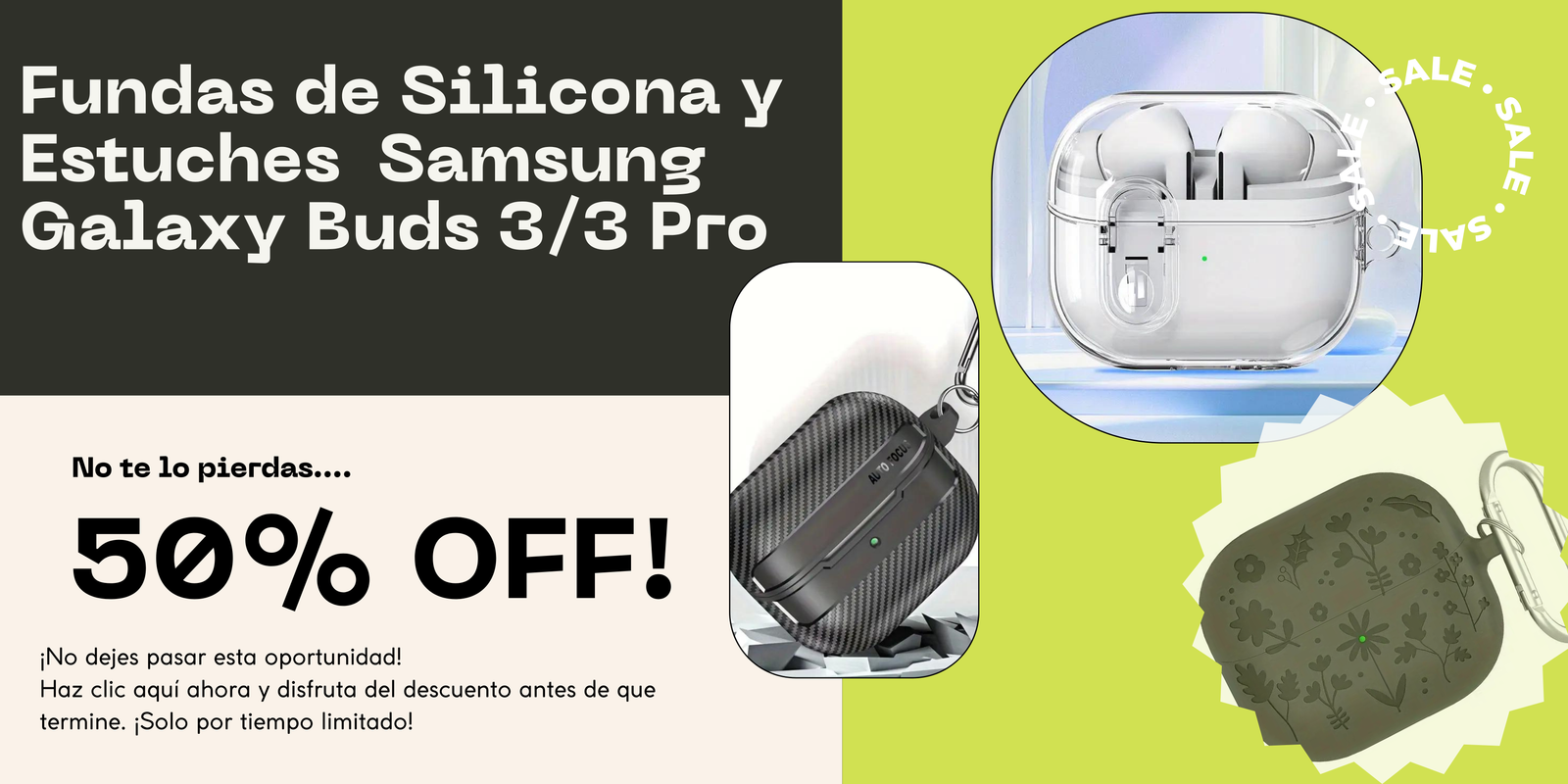 Funda de Silicona y Estuches samsung bud 3